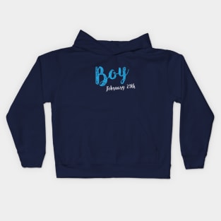 February 29th boy Kids Hoodie